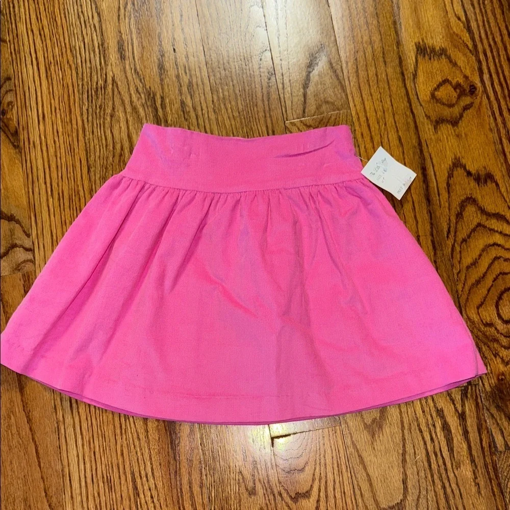 Girls pink corduroy SKIRT size 6x NWT elastic banded waist